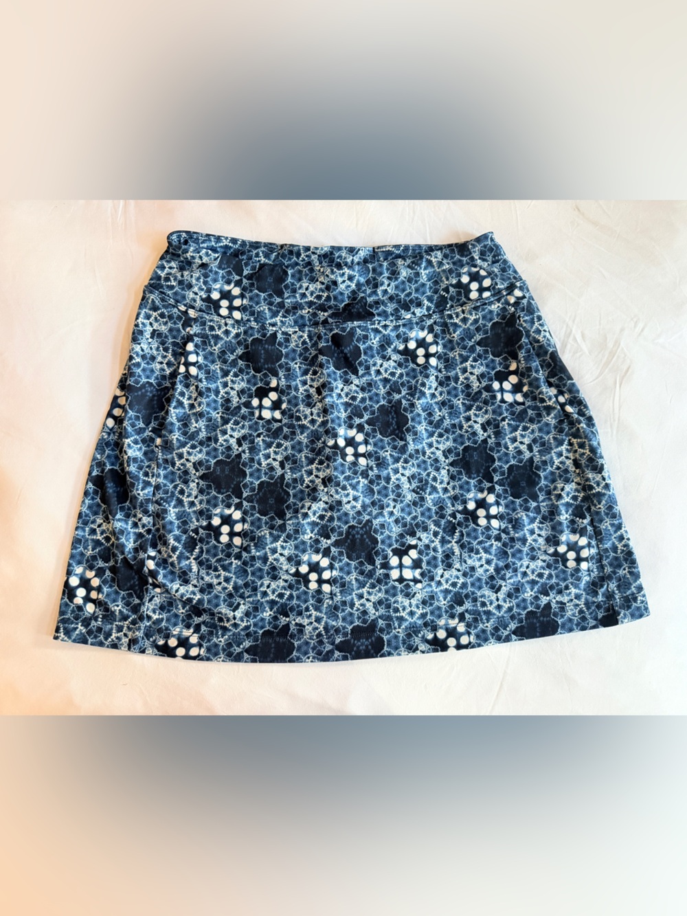 Title Nine Dream Swing Skort in batik blue. size Small. - Picture 2 of 10